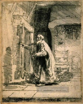  Rembrandt Malerei - Die Erblindung von Tobit SIL Rembrandt